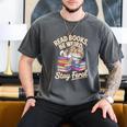 Read Books Be Weird Stay Feral Cat Men's Comfort Colors T-Shirt Pepper Read Books Be Weird Stay Feral Cat Men's Comfort Colors T-Shirt Pepper