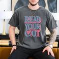 Read Your Heart Out Cute Teacher Reading Book Love Bookworm Men's Comfort Colors T-Shirt Pepper Read Your Heart Out Cute Teacher Reading Book Love Bookworm Men's Comfort Colors T-Shirt Pepper
