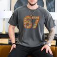 Reading 67 Six Seven Meme Teacher Book Lover Bookshelf Men's Comfort Colors T-Shirt Pepper