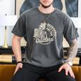 Reading Book Bookish Book Club Bookmarks Are For Quitters Men's Comfort Colors T-Shirt Pepper
