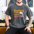 Reading Is My Favorite Sport Book Lovers Men's Comfort Colors T-Shirt Pepper