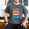 Reading Is My Jam I Love To Read Books Boy Girl Men's Comfort Colors T-Shirt Pepper Reading Is My Jam I Love To Read Books Boy Girl Men's Comfort Colors T-Shirt Pepper