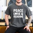 Reading I Love Books And Reading Men's Comfort Colors T-Shirt Pepper Reading I Love Books And Reading Men's Comfort Colors T-Shirt Pepper