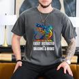 Reading Lover Easily Distracted By Dragons And Books Dragon Men's Comfort Colors T-Shirt Pepper