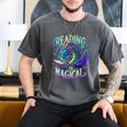 Reading Is Magical Dragon Tee Perfect For Book Lovers Kids Men's Comfort Colors T-Shirt Pepper Reading Is Magical Dragon Tee Perfect For Book Lovers Kids Men's Comfort Colors T-Shirt Pepper