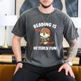 Reading Is Otterly Fun Otter Bookworm Book Lover Librarian Men's Comfort Colors T-Shirt Pepper