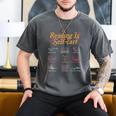 Reading Is Self Care Mental Health Read More Book Men's Comfort Colors T-Shirt Pepper