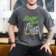 Reading Trash Racoon Bookworm Bookish Librarian Book Lover Men's Comfort Colors T-Shirt Pepper