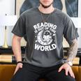 Reading Is Out Of This World Space Books Lover Men's Comfort Colors T-Shirt Pepper Reading Is Out Of This World Space Books Lover Men's Comfort Colors T-Shirt Pepper