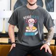 Reads Alotl Shirt Kids Readsolotl Read Axolotl Shirt Books Men's Comfort Colors T-Shirt Pepper