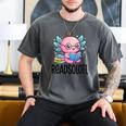 Readsolotl Cute Axolotl Reading Book Kawaii Pink Aesthetic Men's Comfort Colors T-Shirt Pepper Readsolotl Cute Axolotl Reading Book Kawaii Pink Aesthetic Men's Comfort Colors T-Shirt Pepper