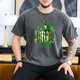 Retro Book Lucky Reading Teacher St Patrick's Day -Adults Small Cotton Blend Polyester Blend Short Sleeve Men's Comfort Colors T-Shirt Pepper