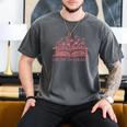 Retro Grow In Grace Wildflower Book Christian Bible Verse Men's Comfort Colors T-Shirt Pepper