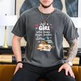 Retro Just A Girl Who Love Dogs Books And Coffee Bookworm Men's Comfort Colors T-Shirt Pepper