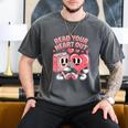 Retro Read Your Heart Out Valentine's Day Teacher Book Lover Men's Comfort Colors T-Shirt Pepper Retro Read Your Heart Out Valentine's Day Teacher Book Lover Men's Comfort Colors T-Shirt Pepper