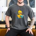 Rubber Duck Reading Book Reader Books Rubber Duckie Men's Comfort Colors T-Shirt Pepper