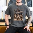 Salem Book Club Bookish Halloween Retro Salem Witch Book Men's Comfort Colors T-Shirt Pepper