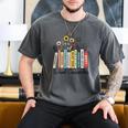 School Counselor Wildflower Book School Counseling Life Men's Comfort Colors T-Shirt Pepper