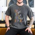 Sip Coffee Pet Cats Read Books Repeat Book Cat Lover Men's Comfort Colors T-Shirt Pepper