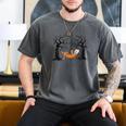 Skeleton Reading Book In Hammock Halloween Reader Men's Comfort Colors T-Shirt Pepper Skeleton Reading Book In Hammock Halloween Reader Men's Comfort Colors T-Shirt Pepper
