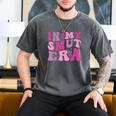 In My Smut Era Groovy Smut Book Reading Spicy Book Romance Men's Comfort Colors T-Shirt Pepper