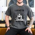 Smutty Spicy Book Smut Reader I Look Better Bent Over A Book Men's Comfort Colors T-Shirt Pepper