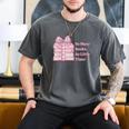 So Many Books Little Time Book Lover Teacher Librarian Men's Comfort Colors T-Shirt Pepper