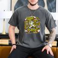 Softball Pitcher Best Traits Brave Retro Pop Comic Book Art Men's Comfort Colors T-Shirt Pepper