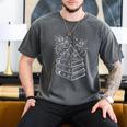 Stack Of Books And Dragons Bookworm Fantasy Books Lover Men's Comfort Colors T-Shirt Pepper