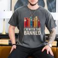 Support Banned Books Freedom I'm With The Banned Men's Comfort Colors T-Shirt Pepper Support Banned Books Freedom I'm With The Banned Men's Comfort Colors T-Shirt Pepper
