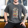 That's What i Do i Read Books And i Know Things Cute Graphic Men's Comfort Colors T-Shirt Pepper That's What i Do i Read Books And i Know Things Cute Graphic Men's Comfort Colors T-Shirt Pepper