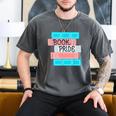 Threadless Grey Sky Chai Trans Book Pride Graphic Men's Comfort Colors T-Shirt Pepper