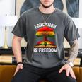 History Education Is Freedom Books Black History Men's Comfort Colors T-Shirt Pepper