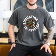 History Education Is Freedom Books Teach Black History Men's Comfort Colors T-Shirt Pepper
