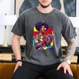History Woman Reading Book Geometric Girl Educated Men's Comfort Colors T-Shirt Pepper