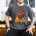 Turkey Reading Books Fall Thanksgiving Teacher Book Men's Comfort Colors T-Shirt Pepper Turkey Reading Books Fall Thanksgiving Teacher Book Men's Comfort Colors T-Shirt Pepper