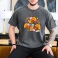 Turkey Reading Books Fall Thanksgiving Teacher Librarian Men's Comfort Colors T-Shirt Pepper Turkey Reading Books Fall Thanksgiving Teacher Librarian Men's Comfort Colors T-Shirt Pepper