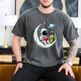 UFO Alien Astronaut Reading Book In Space Men's Comfort Colors T-Shirt Pepper UFO Alien Astronaut Reading Book In Space Men's Comfort Colors T-Shirt Pepper