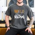 WILD ABOUT READING Reading Books Bookworm Library Day Men's Comfort Colors T-Shirt Pepper