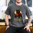 Wizard Cat Reading a Book While Crocheting Men's Comfort Colors T-Shirt Pepper Wizard Cat Reading a Book While Crocheting Men's Comfort Colors T-Shirt Pepper