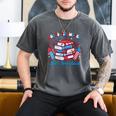 Women's Books Fireworks And Freedom Independence Day Book Lover Men's Comfort Colors T-Shirt Pepper