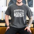 Women's Introverted But Willing To Discuss Books Men's Comfort Colors T-Shirt Pepper