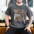 Zoo Animals Wild About Reading Books Reader Lover Librarian Men's Comfort Colors T-Shirt Pepper Zoo Animals Wild About Reading Books Reader Lover Librarian Men's Comfort Colors T-Shirt Pepper
