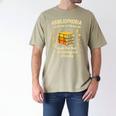 Abibliophobia Book Lover Reading Humor Graphic Men's Comfort Colors T-Shirt Khaki