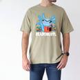 Axolotl Read Book Kawaii Reading Books For Men Women Men's Comfort Colors T-Shirt Khaki
