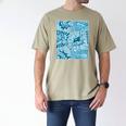 Blue Comic Book Blue Graphic Men's Comfort Colors T-Shirt Khaki