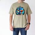 Book Dragon Reading Lover Men's Comfort Colors T-Shirt Khaki