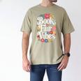 Book Fair Vibes Groovy 70s Retro School Librarian Men's Comfort Colors T-Shirt Khaki Book Fair Vibes Groovy 70s Retro School Librarian Men's Comfort Colors T-Shirt Khaki