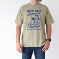 Book Girl Summer Men's Comfort Colors T-Shirt Khaki