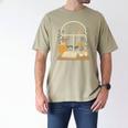Book Lover Moonlight Reading Scene Night Men's Comfort Colors T-Shirt Khaki